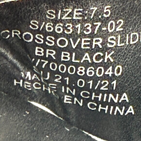 Banana Republic Factory WIde Crossover Slip On Slide Classic Sandals Womens 7.5 - Picture 7 of 7